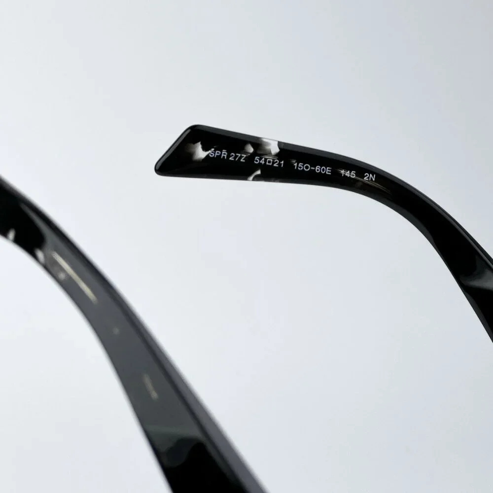 Prada PR27ZS 15O60E bRAND NEW Sunglasses Black Tortoise Blue Gradient Unisex